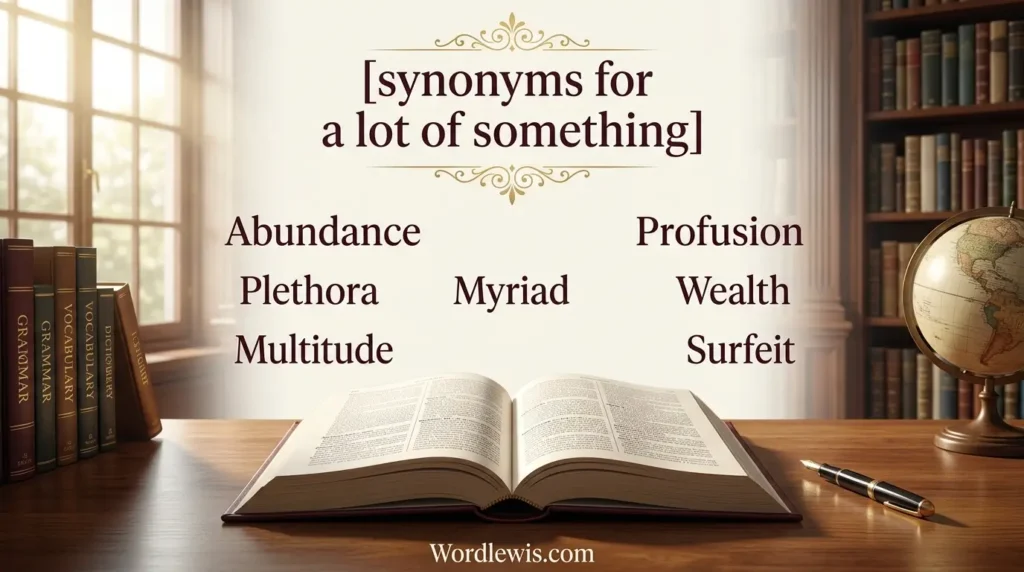 synonyms for a lot of something