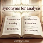 synonyms for analysis