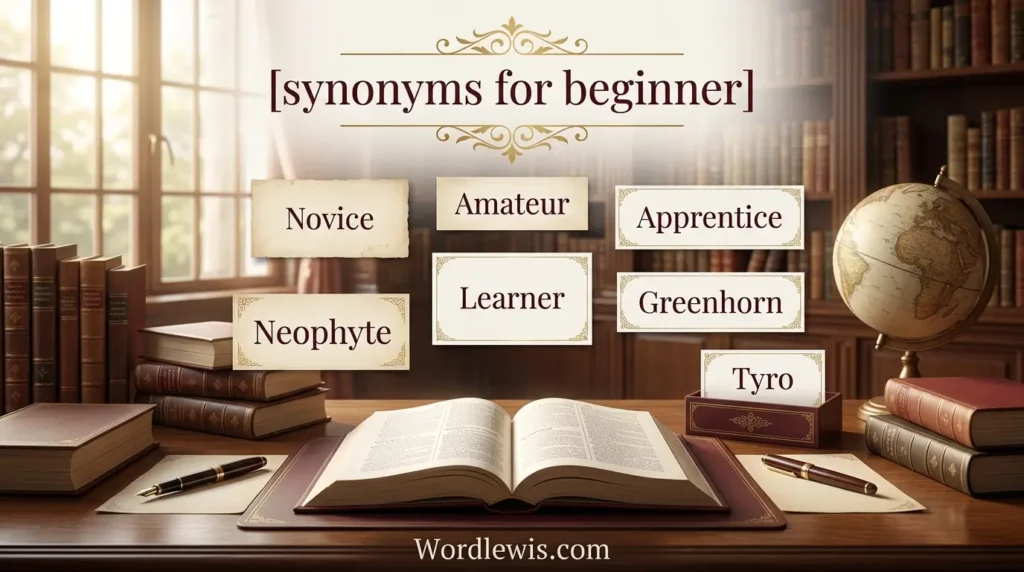 synonyms for beginner