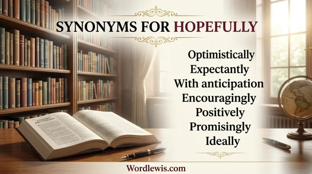 synonyms for hopefully