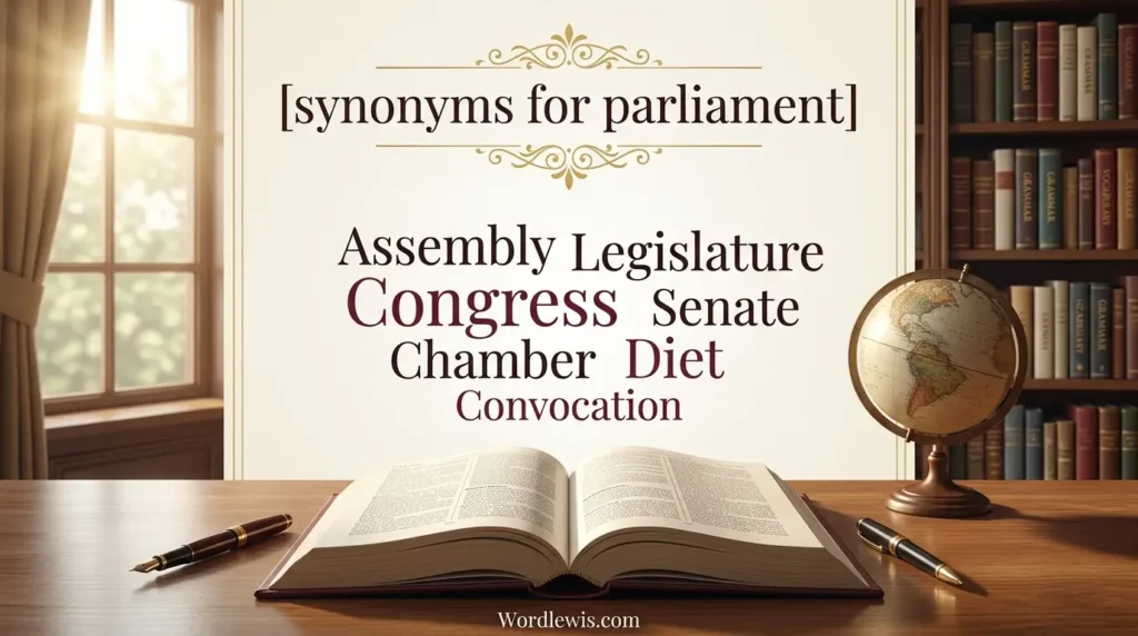 synonyms for parliament