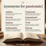 synonyms for passionate