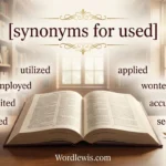 synonyms for used