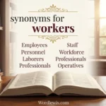 synonyms for workers