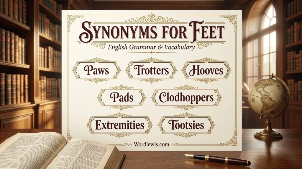 synonyms for feet