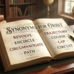 synonyms for orbit