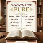 synonyms for pure