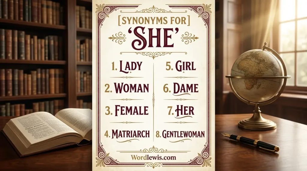 synonyms for she