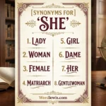 synonyms for she