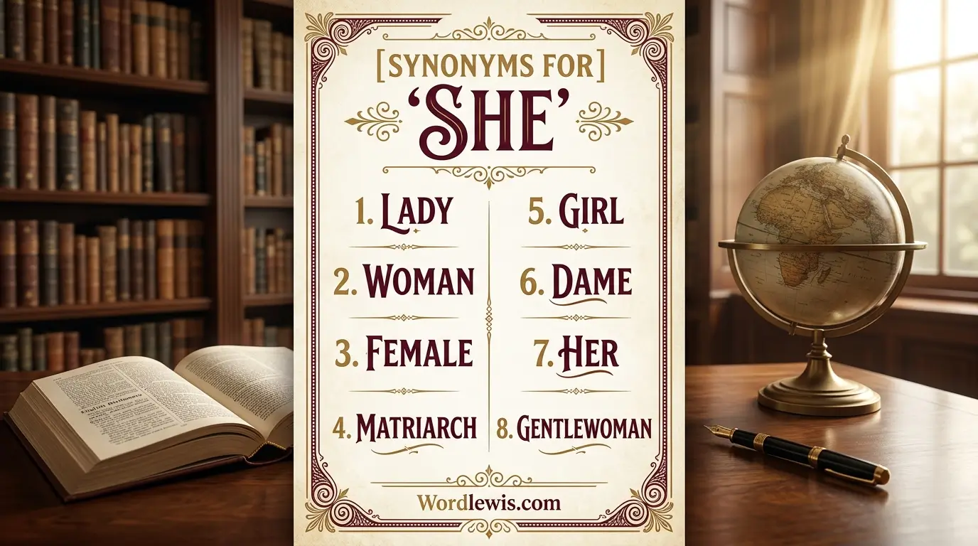 synonyms for she