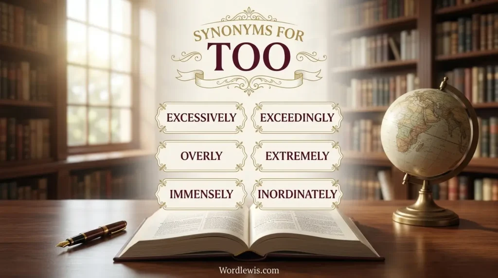 synonyms for too