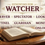 synonyms for watcher